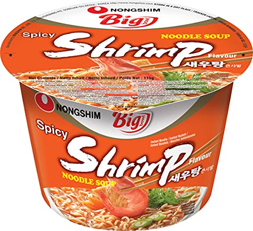 Nong Shim Instantnudeln Shrimp Big Bowl – Koreanische Ramen Suppe - schnelle Zubereitung – 1 x 115g Nong Shim Instantnudeln Shrimp Big Bowl – Koreanische Ramen Suppe - schnelle Zubereitung – 1 x 115g von Nongshim
