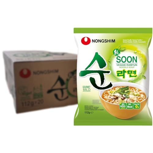 NONGSHIM - Instant Nudeln Soon Veggie - Multipack (20 X 112 GR) von Nong Shim