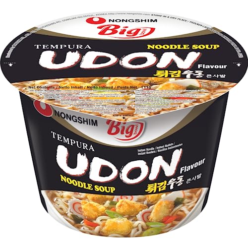 Nong Shim Instantnudeln Udon Big Bowl - Koreanische Ramen Suppe - schnelle Zubereitung - 1er Pack à 111g Nong Shim Instantnudeln Udon Big Bowl - Koreanische Ramen Suppe - schnelle Zubereitung - 1er Pack à 111g von Nongshim