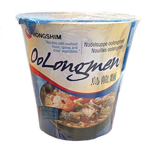 Nong Shim Oolongmen Seafood Flavour Noodle Soup - 12 Cups von Nong Shim