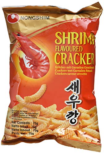 Nong Shim Shrimp Flavoured Cracker / Krabbenchips Seawu Kang (koreanischer Snack für jeden Tag) von Nong Shim