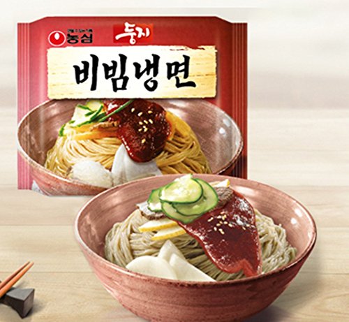 Nong Shim nongshim dungji bibim naengmyeon (koreanische kalte nudeln) 4ea, koreanische instant-nudeln, korea ramen ramyun nahrhafte snacks werbegeschenke partynahrung von Nong Shim