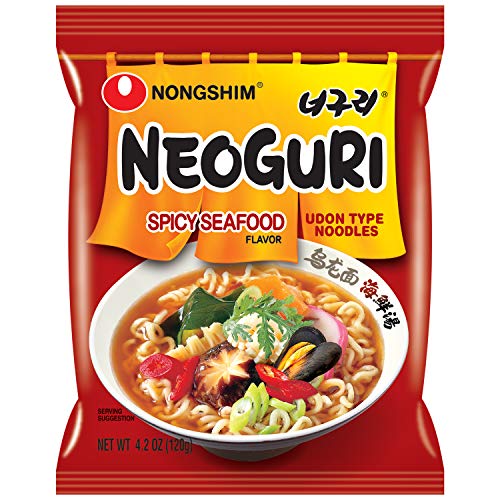 Nongshim Neoguri Noodles, Spicy Seafood, 4.2 Ounce (Pack of 10) by Nongshim von Nong Shim