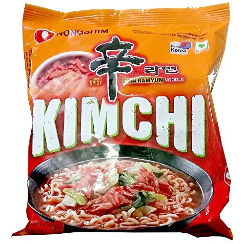 Nongshim Nong Shim Kimchi Ramyun Nudeln, 120 g, vegetarisch, 120 g Nongshim Nong Shim Kimchi Ramyun Nudeln, 120 g, vegetarisch, 120 g von Nongshim