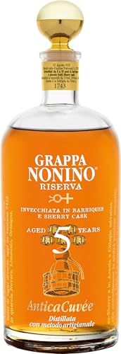 Nonino Grappa Riserva Antica Cuvée Riserva 5 Years in Geschenkpackung (1 x 0.7 l) | 700 ml (1er Pack) von Nonino