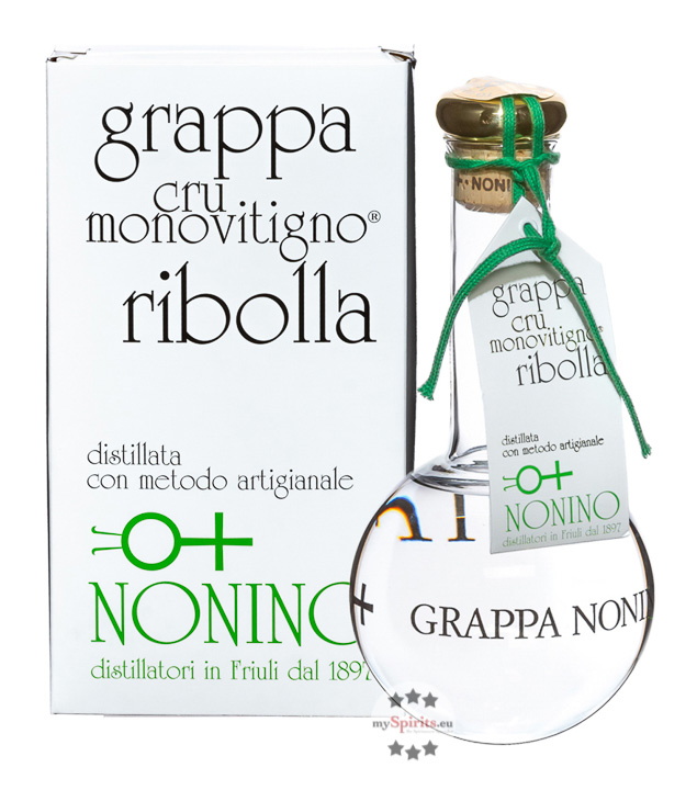 Grappa Nonino Cru Monovitigno Ribolla (45 % vol., 0,5 Liter) von Nonino Distillatori