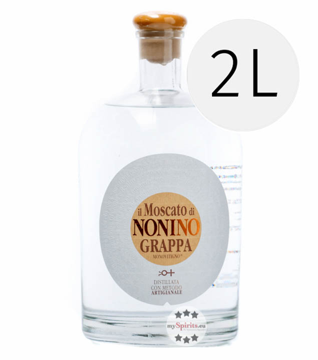 Grappa Nonino Il Moscato (41 % vol., 2,0 Liter) von Nonino Distillatori
