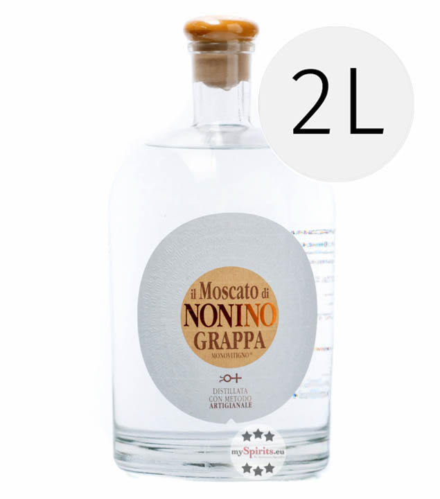 Grappa Nonino Il Moscato (41 % vol., 2,0 Liter) von Nonino Distillatori