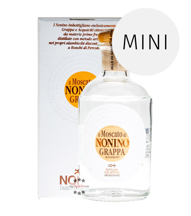 Grappa Nonino Il Moscato 0, (41 % vol., 0,1 Liter) von Nonino Distillatori
