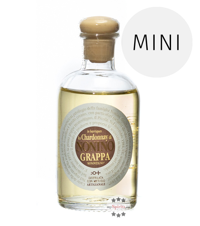 Nonino Grappa Chardonnay in Barriques 0, (41 % vol., 0,1 Liter) von Nonino Distillatori