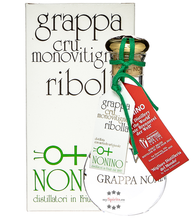 Nonino Grappa Cru Monovitigno Ribolla (45 % vol., 0,2 Liter) von Nonino Distillatori