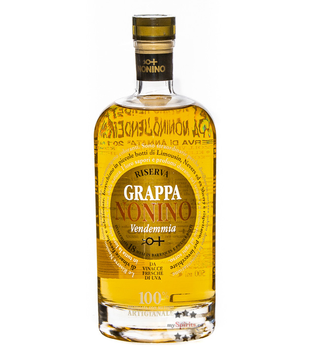 Nonino Grappa Vendemmia Riserva 18 Monate (41 % Vol., 0,5 Liter) von Nonino Distillatori