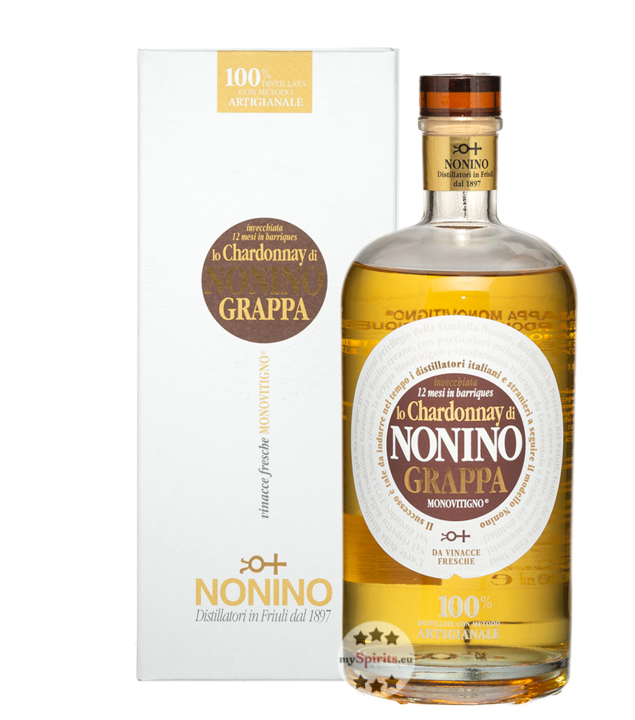 Nonino Lo Chardonnay di Nonino Grappa Monovitigno (41 % vol., 0,7 Liter) von Nonino Distillatori