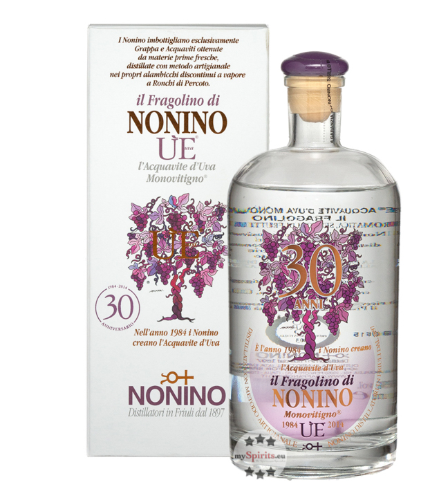 Nonino ÙE Il Fragolino Traubenbrand (38 % Vol., 0,7 Liter) von Nonino Distillatori