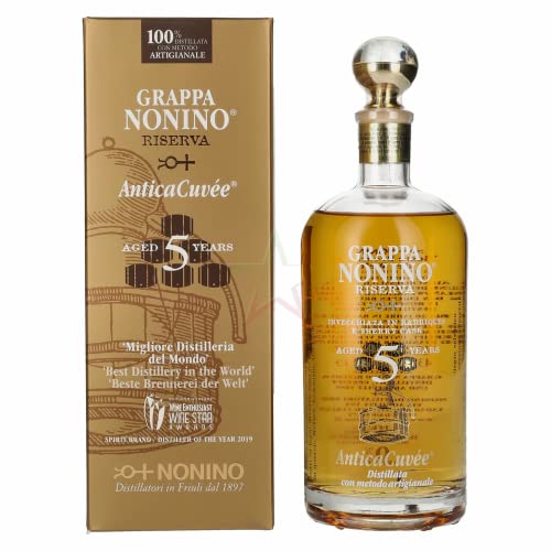 Nonino Grappa Riserva Antica Cuvée 5 Years Old 43,00% 0,70 lt. von Nonino