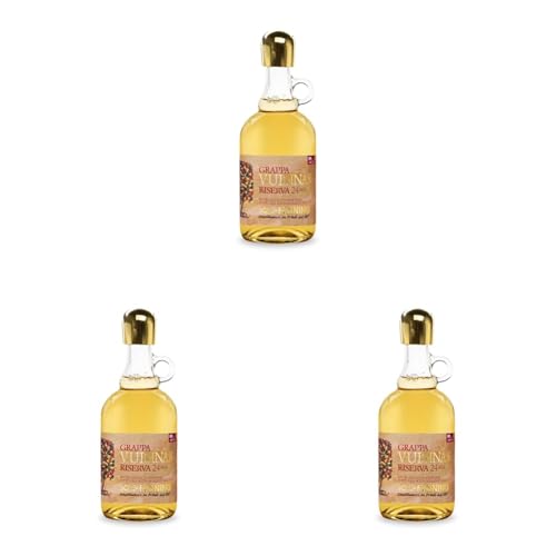 Nonino Grappa Vuisinâr Riserva 2 Years Wildkirschenholzfaß gereift, 700ml (Packung mit 3) von Nonino