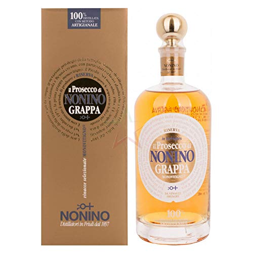 Nonino Nonino Grappa Monovitigno il Prosecco in Barriques 41%, Volume 0.7 l in Geschenkbox von Nonino