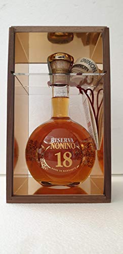 Grappa Gran Riserva Nonino 18 anni in barrique ÃƒE Monovitigno Cabernet Cru Friuli Jahre 0.70 L Wooden Box von Nonino