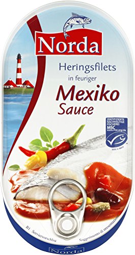 Heringsfilets Mexico 200g DS Heringsfilets Mexico 200g DS von Norda