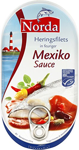 Heringsfilets Mexico 200g DS von Norda