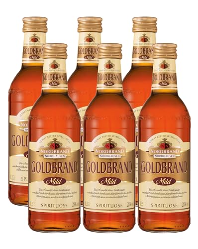 Nordbrand Goldbrand Weinbrand 28% (6 x 0,35L) von Nordbrand Nordhausen