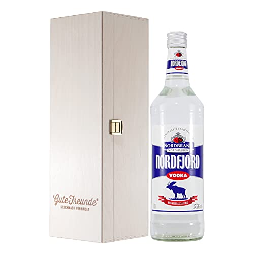 Nordbrand Nordfjord Vodka mit Geschenk-Holzkiste Nordbrand Nordfjord Vodka mit Geschenk-Holzkiste von Nordbrand Nordhausen