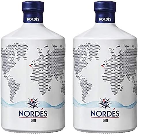 NORDES Gin - Fruchtig-aromatischer Gin aus Galizien in Spanien (1 x 0,7l) (Packung mit 2) von Nordés