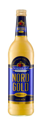 Nordbrand Eierlikör Exquisit – Cremiger Likör mit feiner Vanillenote, 20% Vol., ideal für Desserts & Cocktails (1x 0,7l) von Nordgold