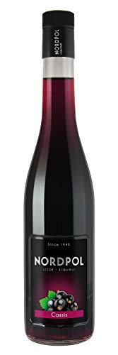 Cassis Likör aus Spanien (0,7 L, 16% vol.), ohne Farbstoff, aus Cassis-Saft von Nordpol