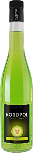 Melonenlikör grün "Nordpol", spanischer Premium Likör mit 18% Melone, perfekt pur oder für einen Cocktail von Nordpol