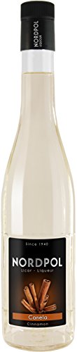 Zimtlikör aus Spanien Nordpol mit kräftig-süßem Aroma für außergewöhnliche Cocktails, 20% Vol., 0,7 L, ohne Farbstoff von Nordpol
