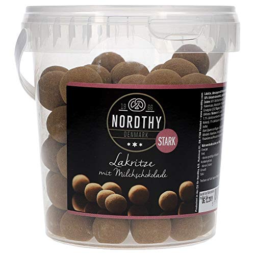 Nordthy Lakritze mit Milchschoko STARK 500g von Nordthy