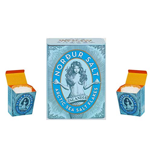 Arctic Sea Salt Flakes 250 Gramm in Metalldose + 2x125 Gramm Nachfüllpackungen Arctic Sea Salt Flakes 250 Gramm in Metalldose + 2x125 Gramm Nachfüllpackungen von Nordur & Co.
