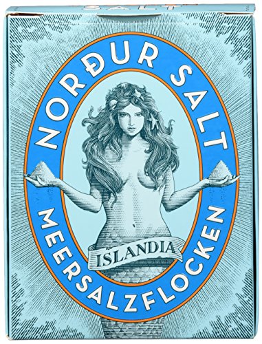 Nordur Isländische Meersalzflocken natur, 2er Pack (2 x 250 g) von Nordur & Co.