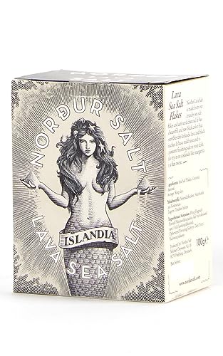Nordur LAVA, Isländische Meersalzflocken mit Aktivkohle, 100 Gramm Nordur LAVA, Isländische Meersalzflocken mit Aktivkohle, 100 Gramm von Nordur & Co.