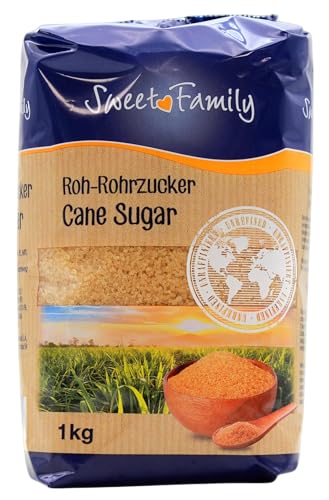 Nordzucker Sweet Family Roh-Rohrzucker unrafffiniert, 10er Pack (10 x 1 kg) von Nordzucker Sweet Family