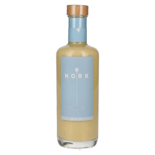 Nork | Eierlikör | 500 ml | 16% Vol. | Geschmack von Vanille & Eigelb | Aus Eiern von glücklichen Hühnern | Ohne künstliche Zusatzstoffe von NORK