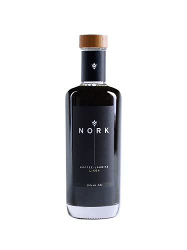 Nork |Kaffee - Lakritz Likör|500 ml |20% Vol.|Aus echtem Lakritz | Mit kräftigem Cold Brew Coffee | Auf Basis von Nork-Doppelkorn |Ungewöhnliche aber harmonische Kombination|Perfekter Wachmacher Nork |Kaffee - Lakritz Likör|500 ml |20% Vol.|Aus echtem Lakritz | Mit kräftigem Cold Brew Coffee | Auf Basis von Nork-Doppelkorn |Ungewöhnliche aber harmonische Kombination|Perfekter Wachmacher von Nork