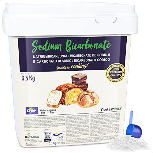Nortembio Ökologischer Natron Pulver 6,5 Kg. Lebensmittelqualität Natriumbicarbonat. Aluminiumfrei Backpulver zum Kochen. Natürliches Backsoda mit E-Book Inklusiv. Nortembio Ökologischer Natron Pulver 6,5 Kg. Lebensmittelqualität Natriumbicarbonat. Aluminiumfrei Backpulver zum Kochen. Natürliches Backsoda mit E-Book Inklusiv. von Nortembio