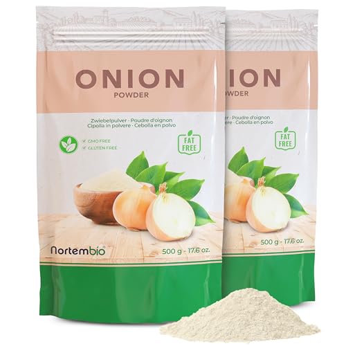 Nortembio Zwiebel-Pulver 1 Kg. 100% Natürlich Herkunft. Gemahlene Zwiebel ohne Zusatzstoffe oder Konservierungsmittel. Zwiebelpulver für Fleisch, Gemüse und Fisch. Luftdicht verschließbarer Behälter. Nortembio Zwiebel-Pulver 1 Kg. 100% Natürlich Herkunft. Gemahlene Zwiebel ohne Zusatzstoffe oder Konservierungsmittel. Zwiebelpulver für Fleisch, Gemüse und Fisch. Luftdicht verschließbarer Behälter. von Nortembio