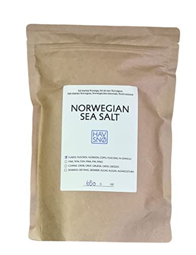 North Sea Salt Works, HAVSNØ Meersalzflocken, aus Norwegen, 650g von ebaney