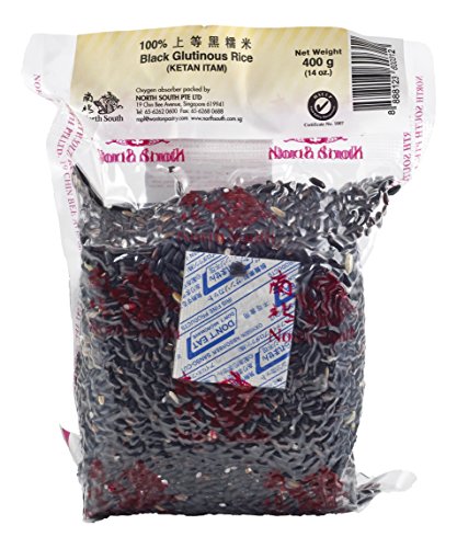 North South Reis Kleb schwarz, 30er Pack (30 x 400 g) von NORTH SOUTH