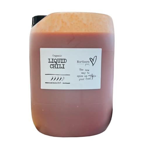 Northern Greens - Flüssiger Chili EXTRA SCHARF, Bio zum würzen 10L Kanister für Großverbraucher und Gastronomie Northern Greens - Flüssiger Chili EXTRA SCHARF, Bio zum würzen 10L Kanister für Großverbraucher und Gastronomie von Northern Greens