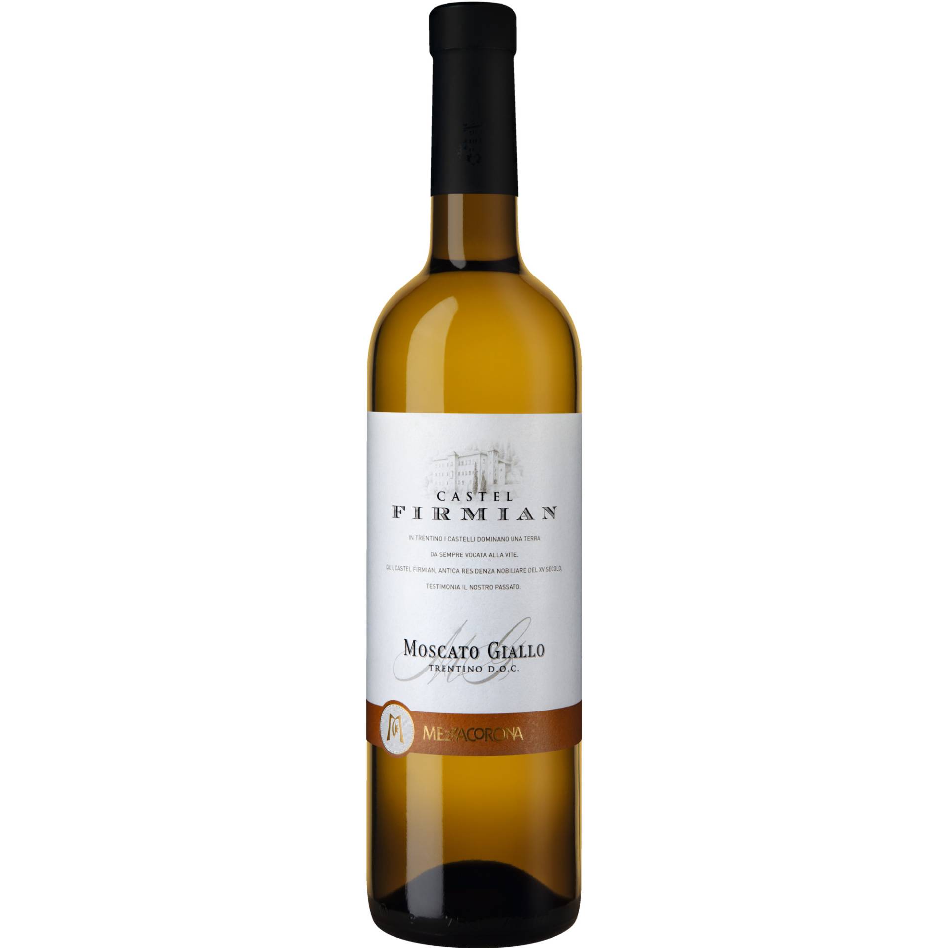 Castel Firmian Moscato Giallo, Trentino DOC, Trentino, 2024, Weißwein Castel Firmian Moscato Giallo, Trentino DOC, Trentino, 2024, Weißwein von Nosio S.p.A. – Mezzocorona – Italia