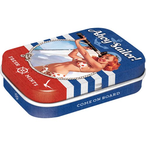 Nostalgic-Art 81322, Pin Up - Ahoy Sailor!, Pillendose von Nostalgic-Art