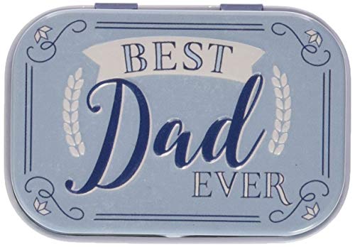 Nostalgic-Art Best Dad Ever | Pillen-Dose | Bonbon-Box | Metall | mit Pfefferminz-Dragees 81377 von Nostalgic-Art