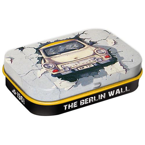 Nostalgic-Art Retro Pillendose, 4 x 6 x 1,6 cm, Trabant Wall – Souvenir & Geschenk-Idee, mit Pfefferminz-Dragees, Vintage Design Nostalgic-Art Retro Pillendose, 4 x 6 x 1,6 cm, Trabant Wall – Souvenir & Geschenk-Idee, mit Pfefferminz-Dragees, Vintage Design von Nostalgic-Art