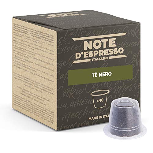 Note D'Espresso - Schwarzer Tee - Kapselmaschinen - ausschließlich kompatibel mit NESPRESSO - 40 caps von Note d'Espresso