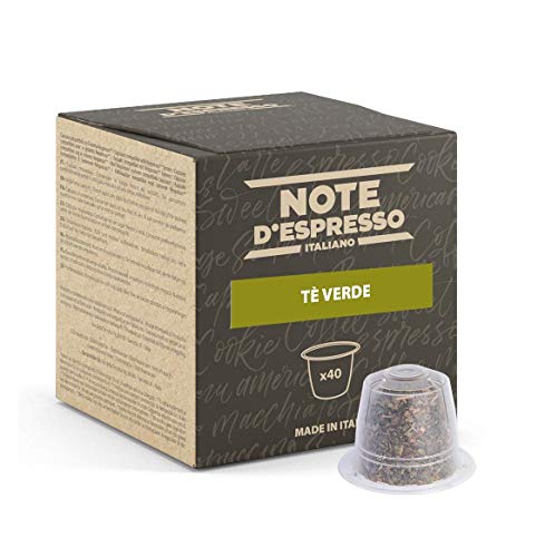 Note D'Espresso - Grüner Tee - Kapselmaschinen - ausschließlich kompatibel mit NESPRESSO - 40 caps von Note d'Espresso