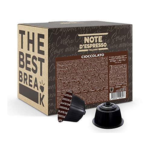 Note D'Espresso - Schokolade -Kapselmaschinen - ausschließlich kompatibel mit NESCAFE DOLCE GUSTO- 48 caps von Note d'Espresso
